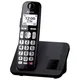 Panasonic KX-TGE250 DECT-Telefon Anrufer-Identifikation Schwarz