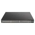 D-Link DGS-2000-52MP Netzwerk-Switch Managed L2/L3 Gigabit Ethernet (10/100/1000) Power over (PoE) 1U Schwarz