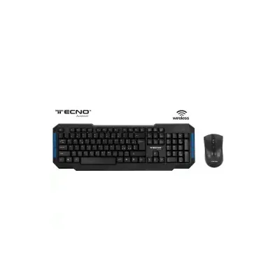 Tecno TC-720TW Tastatur Maus enthalten RF Wireless QWERTY Italienisch Schwarz