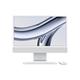 Apple iMac M M3 59.7 cm (23.5") 4480 x 2520 Pixel All-in-One-PC 8 GB 256 SSD macOS Sonoma Wi-Fi 6E (802.11ax) Silber