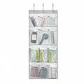 Pc Door Hanging Bathroom Organizer Mesh Shower Accessories Holder Bathtub Storage Bag With Mesh Pockets