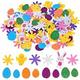 pcs Glitter Easter Foam Stickers Easter SelfAdhesive Stickers For Kids Children Easter Crafts Supplies Decoration Easter Egg Bunny Chick Shape Sticker