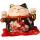 Lucky Cat Coin Bank Inch Ceramic Lucky Cat Money Box Exquisite Pattern Wonderful For The Office