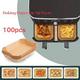 Air Fryer Disposable Paper Parchment Wood Pulp Steamer Cheesecake Air Fryer Accessories Baking Paper For Air Fryer