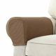 pcs Corn Kernel Design Sofa Armrest Covers Dark Brown Living Room Protective Slipcovers