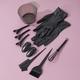 pcs Black Hair Dye Tool Set Including A Pair Of Black Gloves A Pair Of Ear Covers A Stirrer A Dyeing Bowl Hair Dye Brush Hair Dye Comb And Hair Cli