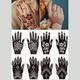 Sheets Henna Stencil Temporary Hand Tattoo Body Art Sticker Template Wedding Tool Flower Tattoo Stencil For Body Art Painting