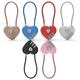 pcs Zinc Alloy Combination Lock Digit Combination Padlock With Wire Rope Backpack Suitcase Padlock Random Color HeartShaped Metal Lock Some Accessori