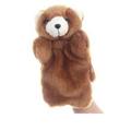 Teddy Bear Hand Puppet Plush Toy Brown Bear Finger Doll