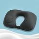 Ushaped Travel Pillow Car Air Flight Office Inflatable Neck Pillow Short Plush Cover PVC Support Headrest Soft Nursing Cushion