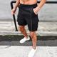 Mens ColorBlocking Reflective Cargo Shorts