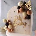 pc PMMA Cake Topper Creative Letter Design Cake Top Decoration For Mothers Day