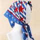 pc LadiesFivePointed Star Cotton Feeling Print Square Silk Scarf Shawl Hijab Bandana Headband cm