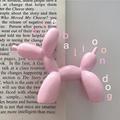 pc Pink Balloon Dog Cake Topper Decoration Ins Style Cute Creative Baking Gift
