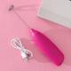 pc Rechargeable Handheld Portable Mini Coffee Milk Frother Mixer Egg Beater With Charging Cable