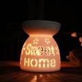 pc Handcrafted Love Sweet Home Ceramic Aroma Burner Creative And Fashionable Indoor Aromatherapy Burner Fragrance Oil Burner Home Decor Piece