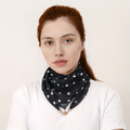 pc Chiffon Polka Dot Printed Magnetic Buckle Scarf xcm New Style Bandana Scarf For Women Can Be Worn As Waistband Bag Decor Or Fashion Neck Scarf Suit