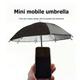 Pc Universal Phone Umbrella Outdoor Mobile Sunshade Mini Umbrella For Outdoor Bicycle Motorcycle Handle Sunny Rainy Day Sunscreen Waterproof Small U