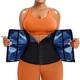 pc Womens Waist Training Abdominal Belt With Blue Sweat Coating For Sauna Effect Shapewear Waist Trainer Corset