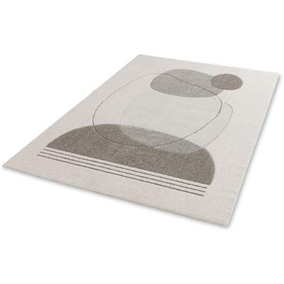 Teppich "Amaze 241", beige (sand), B:140cm H:17mm L:200cm, Kunstfaser, SCHÖNER WOHNEN-KOLLEKTION, Teppiche, weicher moderner Kurzflor, Wohnzimmer, Schöner Wohne Kollektion Image