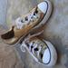 Converse Shoes | Converse All Star 5.5 Metallic Gold Snakeskin Shoes | Color: Gold | Size: 5.5