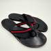 Gucci Shoes | Gucci Red Navy Striped Thong Flip Flop Sandals | Color: Blue/Red | Size: 7