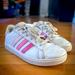 Adidas Shoes | Adidas Grand Court Tennis Sneaker Girl’s Size 3 | Color: Pink/White | Size: 3bb