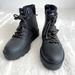 Coach Shoes | Coach Nwot Womens Urban Hiker Rubber Rain Boot Lace Up, Black, Size 8 | Color: Black | Size: 8