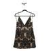 Free People Dresses | Free People Black Lace Sequins Zip Lined Night Shimmers Mini Dress Size 4 | Color: Black | Size: 4