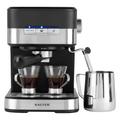 Salter Black 1.5L 15-Bar Pressure Pump 2 Cup Caffee Espresso Pro Coffee Maker