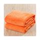 (Orange, 100*140cm) Faux Fur Mink Throw Soft Fleece Blankets Sofa Warm Quilt Bed Double King Single