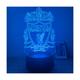 (LIVERPOOL) 3d Acrylic Led Night Light Football Club Touch Table Desk Lamp 7 Colour Gifts