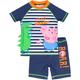 (2-3 Years) Peppa Pig George Pig Swimsuit Boys Kids Dinosaur Two Piece Top Short Swim Set