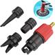 4 Nozzles Boat Air Valve Adaptor Sup Pump Adaptor Air Pump Converter