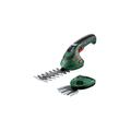 Bosch Cordless Edging Shear Set Isio (3.6 V, blade length: 12 cm, tooth spacing: 8 mm, in soft bag packaging)