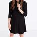 Madewell Dresses | Madewell Black Ribbed Dress | Color: Black | Size: Xxs
