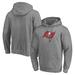 Men's Fanatics Branded Heathered Gray Tampa Bay Buccaneers Big & Tall Primary Logo Pullover Hoodie