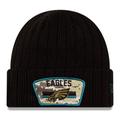 Men's New Era Black Philadelphia Eagles 2021 Salute To Service Cuffed Knit Hat