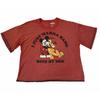 Disney Tops | Disney Mickey I Just Want To Hang With My Dog Women's Red T Shirt Sz Xl (16-18) | Color: Black/Red | Size: Xlj