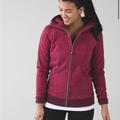 Lululemon Athletica Jackets & Coats | Lululemon Scuba Hoodie Iii Rio Mist Boom Juice Red Grape Euc | Color: Pink/Red | Size: 8