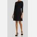 J. Crew Dresses | New Jcrew Fit And Flare Sheath Dress In Stretch Ponte Blac | Color: Black | Size: 8