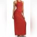 Athleta Dresses | Athleta Serenity Maxi Dress M Tall New Red Tencel | Color: Red | Size: M