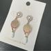 J. Crew Jewelry | J. Crew Tennis Racket Drop Earrings Nwt | Color: Gold/Red/White | Size: Os