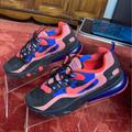 Nike Shoes | Air Max 270 React Gs 'Black Crimson Blue' | Color: Blue/Pink | Size: 7b