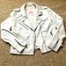 Levi's Jackets & Coats | Levi’s White Faux Leather Biker Jacket | Color: White | Size: Mj