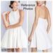 Jessica Simpson Dresses | Jessica Simpson Fit & Flare Halter Dress | Color: White | Size: 6