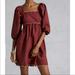 Anthropologie Dresses | Forever That Girl Scalloped Mini Dress | Anthropologie | Size Small | Color: Brown | Size: S