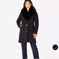 Kate Spade Jackets & Coats | Kate Spade - Lurex Plaid Wool Coat, “Black”, Size Medium, Nwt | Color: Black | Size: M