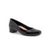 Wide Width Women's Dream Pump by Trotters in Black Patent (Size 12 W)