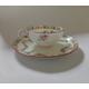 Antique Minton Roses Garland Porcelain Cup and Saucer Footed